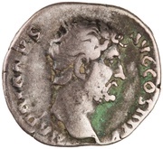 Denarius - Hadrian SPES P R; Spes obverse image