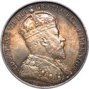 50 Cents - Edward VII Edwardian Leaves obverse image