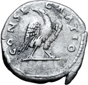 Denarius - Sabina CONSECRATIO, Rome, 138 reverse image