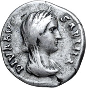 Denarius - Sabina PIETATI AVG obverse image