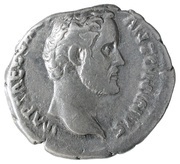 Denarius - Antoninus Pius TRIB POT COS; Diana obverse image