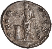 Denarius - Antoninus Pius TRIB POT COS; Pietas, Rome, 138 reverse image