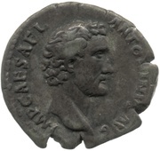 Denarius - Antoninus Pius PONT MAX TR POT COS; Fides obverse image