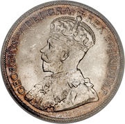 50 Cents - George V obverse image