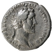 Denarius - Antoninus Pius AVG PIVS P M TR P COS DES II; Fides obverse image