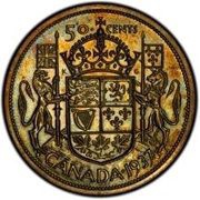 50 Cents - George VI Pattern Special Strike reverse image