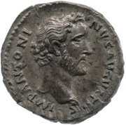 Denarius - Antoninus Pius TRIB POT COS DES II; Fides obverse image
