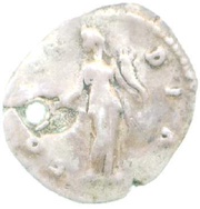 Denarius - Faustina the Elder CONCORDIA AVG; Concordia, Rome, 138-139 reverse image
