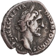 Denarius - Antoninus Pius AVG PIVS P M TR P COS II obverse image
