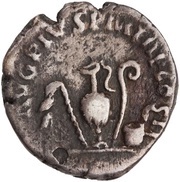 Denarius - Antoninus Pius AVG PIVS P M TR P COS II, Rome, 139 reverse image