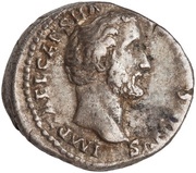 Denarius - Antoninus Pius AVG PIVS P M TR P COS II P P obverse image