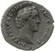 Denarius - Antoninus Pius AVG PIVS P M TR P COS II P P obverse image