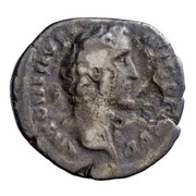 Denarius - Antoninus Pius TR P COS II; Romulus and Remus obverse image