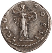 Denarius - Antoninus Pius TR P COS II; Minerva, Rome, 139 reverse image