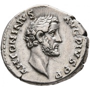 Denarius - Antoninus Pius TR P COS II; Libertas obverse image