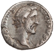 Denarius - Antoninus Pius TR P COS II obverse image