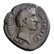Denarius - Antoninus Pius TR P COS II obverse image