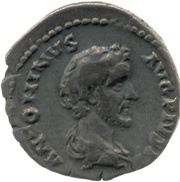 Denarius - Antoninus Pius TR P COS II obverse image