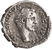 Denarius - Antoninus Pius TR P COS II obverse image
