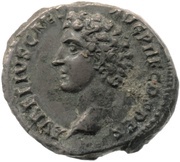 Denarius - Antoninus Pius and Marcus Aurelius AVRELIVS CAES AVG PII F COS DES, Rome, 139 reverse image