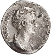 Denarius - Faustina the Elder IVNONI REGINAE obverse image