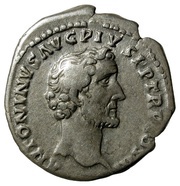 Denarius - Antoninus Pius and Marcus Aurelius AVRELIVS CAES AVG P II F COS obverse image