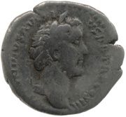 Denarius - Antoninus Pius AETERNITAS obverse image