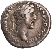 Denarius - Antoninus Pius ANNONA AVG obverse image