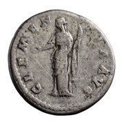 Denarius - Antoninus Pius CLEMENTIA AVG; Clementia, Rome, 140-143 reverse image
