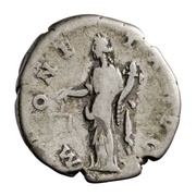 Denarius - Antoninus Pius MONETA AVG; Moneta, Rome, 140-143 reverse image