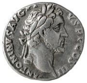 Denarius - Antoninus Pius PAX AVG; Pax obverse image
