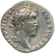 Denarius - Antoninus Pius TR POT COS III; Pax obverse image