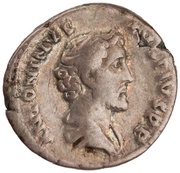 Denarius - Antoninus Pius TR POT COS III ITALIA; Italia obverse image