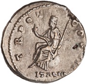Denarius - Antoninus Pius TR POT COS III ITALIA; Italia, Rome, 140-143 reverse image