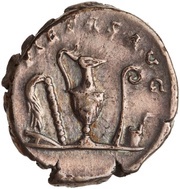 Denarius - Marcus Aurelius PIETAS AVG, Rome, 140-144 reverse image