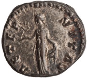 Denarius - Faustina the Elder AETERNITAS; Aeternitas, Rome, 141 reverse image