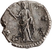 Denarius - Faustina the Elder AVGVSTA; Ceres, Rome, 141 reverse image