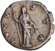 Denarius - Faustina the Elder AVGVSTA; Ceres, Rome, 141 reverse image