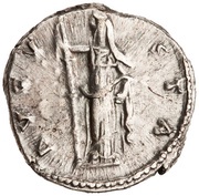 Denarius - Faustina the Elder AVGVSTA; Ceres, Rome, 141 reverse image