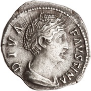 Denarius - Faustina the Elder AVGVSTA; Venus obverse image