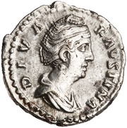 Denarius - Faustina the Elder CERES; Ceres obverse image