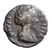 Denarius - Faustina the Elder CONSECRATIO; Ceres obverse image