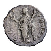 Denarius - Faustina the Elder CONSECRATIO; Ceres, Rome, 141 reverse image