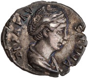 Denarius - Faustina the Elder CONSECRATIO obverse image