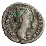 Denarius - Faustina the Elder CONSECRATIO obverse image
