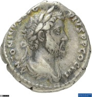 Denarius - Antoninus Pius IMPERATOR II; Victory obverse image
