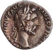 Denarius - Antoninus Pius AED DIVI AVG REST COS IIII obverse image