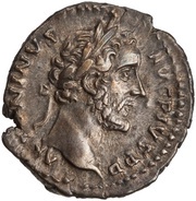 Denarius - Antoninus Pius TEMPLVM DIV AVG REST COS IIII obverse image