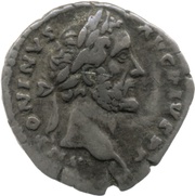 Denarius - Antoninus Pius TEMPLVM DIVI AVG REST COS IIII obverse image