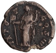 Denarius - Antoninus Pius TR POT COS IIII; Liberalitas, Rome, 145-161 reverse image